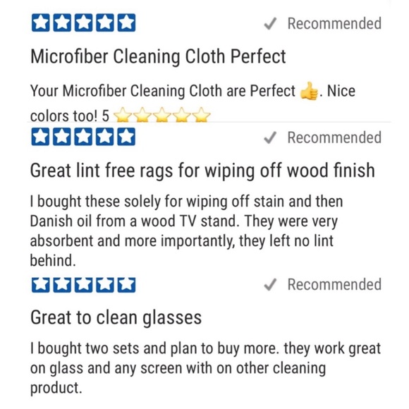 3/$15 NEW Microfiber Towels Cleaning Cloths 12”x 12”, SET OF 4, Different Colors - Picture 10 of 16